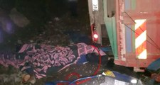 Trabzon'da Korkunç Kaza! Freni Patlayan Kamyondan Atlamak İsterken Altında Kalarak Can Verdi