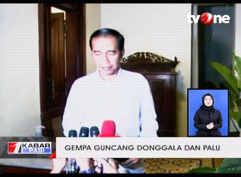 Jokowi: Langsung Pantau dan Siagakan Jajaran Terkait Gempa!