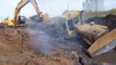 Drown Bulldozer Stuck in Mud Road of Death Bog Monsters Loader Excavator Truck Ural GAZ Crane Towing
