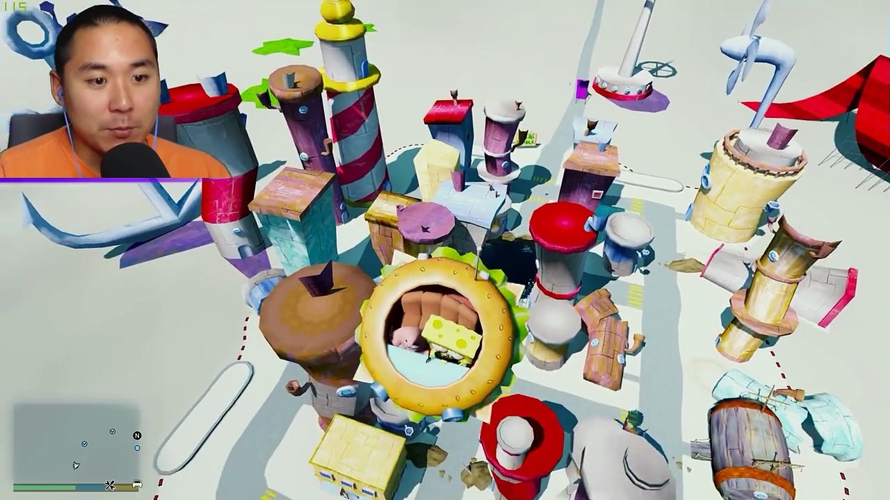 ANIMATRONICS & SPONGEBOB UNDER SEA ADVENTURE! (GTA 5 Mods For Kids FNAF RedHatter)