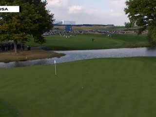 لقطة: غولف: كأس رأيدر: ماكلروي ينقذ منتخب أوروبا بفضل تسديدة مهولة