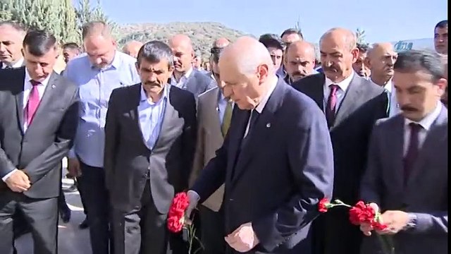 Devlet Bahçeli Kızılcahamam Ülkücü Şehitleri Anıtı'nı Ziyaret Etti