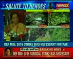 Defence Minister Nirmala Sitharaman hails brave hearts, says Pak supports cross-border terrorism