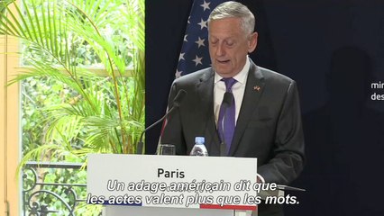 Etats-Unis & Otan: une "détermination inébranlable" (Mattis)