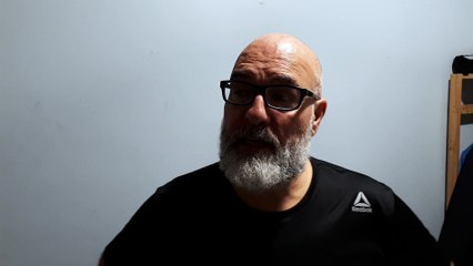 Luciano Basile avant la rencontre face à Strasbourg