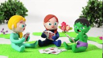 Tv cartoons movies 2019 FROZEN ELSA POLICE STOPS SUPERHERO BABIES ❤ Spiderman, Hulk & Frozen Elsa Play Doh Cartoons For Kids