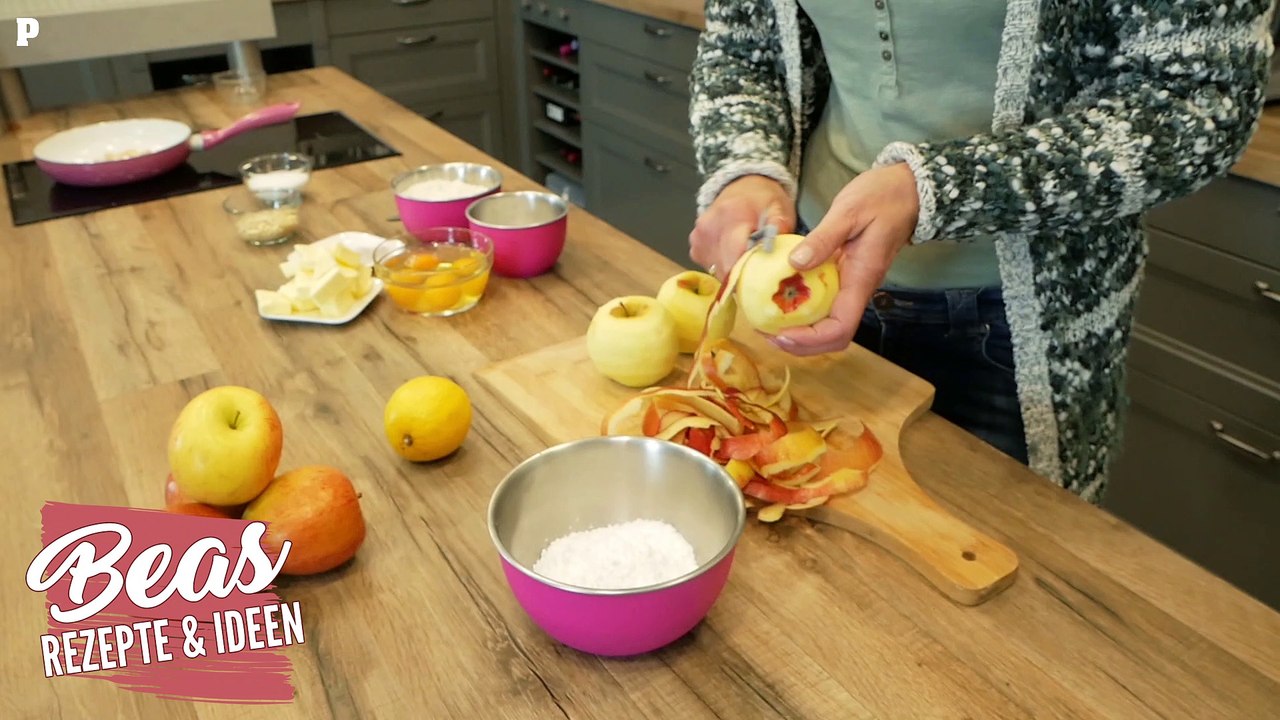 Apfelkuchen Rezept mit Mandeln | Blitzkuchen backen