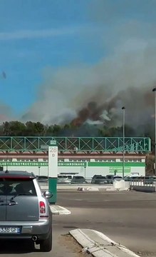 Marseille : départ de feu au pied du centre commercial Grand Littoral
