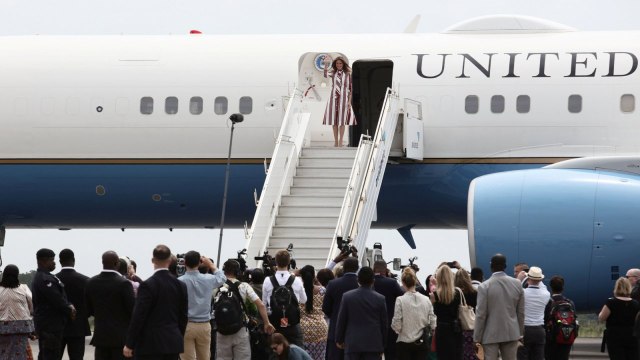 Melania Trump Arrives In Ghana