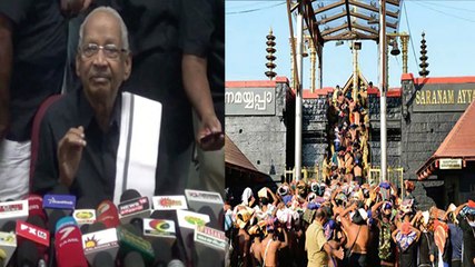 சபரிமலை ஐயப்பன் கோயிலுக்குள் பெண்கள் செல்லத் தடையில்லை- கி.வீரமணி வரவேற்பு- வீடியோ