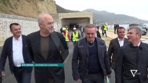 Edi Rama inspekton rrugën Lin-Pogradec - News, Lajme - Vizion Plus