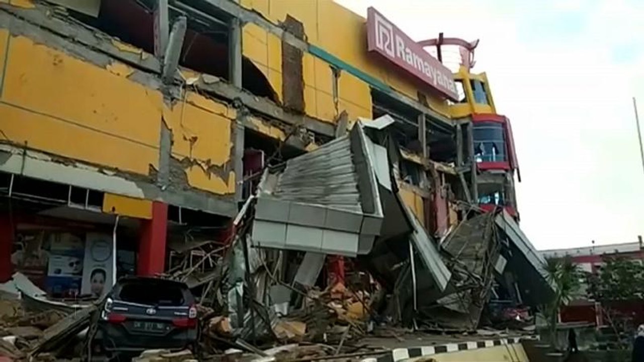 Indonesische Insel Sulawesi verwüstet