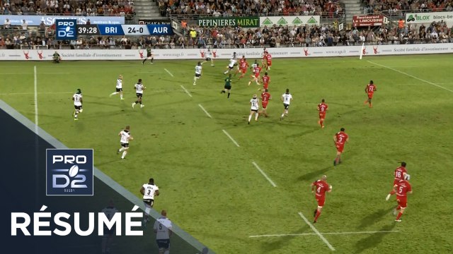 PRO D2 - Résumé Brive-Aurillac: 36-14 - J6 - Saison 2018/2019