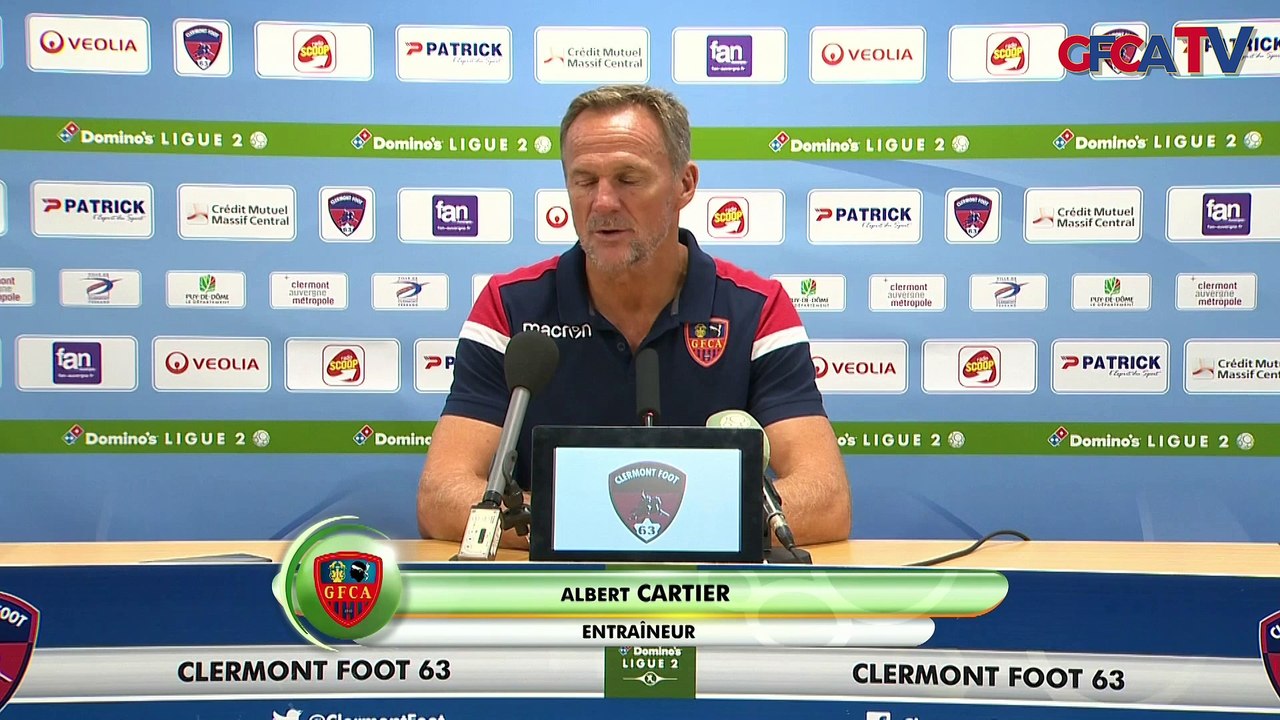 La réaction d'A. Cartier & de P. Gastien après Clermont Foot / Gazélec Ajaccio (1-1)
