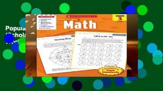 Popular Math, Grade 3 (Scholastic Success with Workbooks: Math)