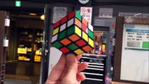 Self Solving Rubik's  Cube (Holding with fingers)