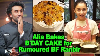 Alia Bakes BIRTHDAY CAKE for Rumoured BF Ranbir