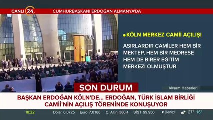 Başkan Erdoğan Almanya'da