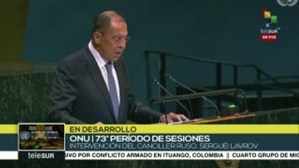 Rusia critica ante #UNGA el injerencismo contra países del mundo