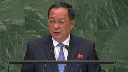 北 외무상 "비핵화 의지 확고...일방적 핵 무장 해제는 안 돼" / YTN