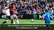 Mourinho blames lack of VAR for first goal in loss to West Ham