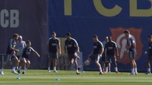 Barça - Le petit pont de Busquets sur Vermaelen lors d'un toro