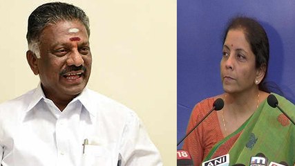 ஓபிஎஸ் தம்பிக்கு ராணுவ விமானம் வழங்கியது குறித்து நிர்மலா சீதாராமன் விளக்கம்