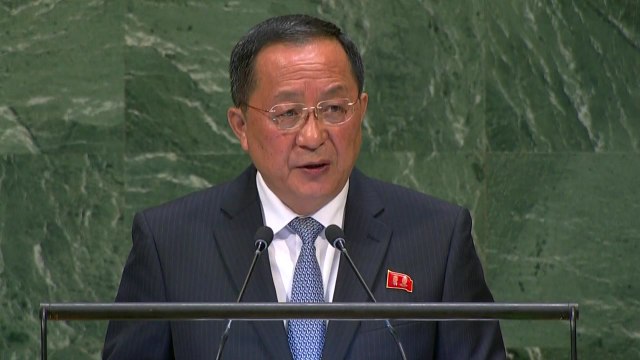 리용호 北 외무상 비핵화 의지 확고...일방적 핵무장 해제 없을 것 / YTN