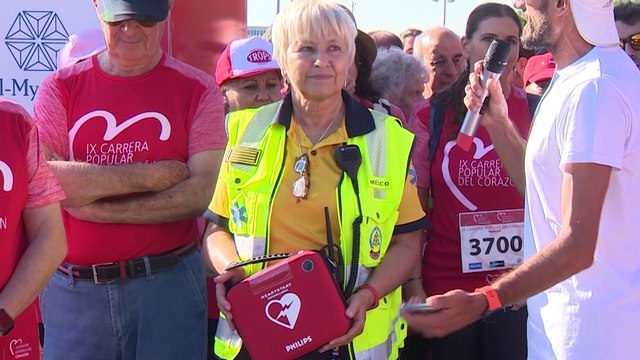 El atleta Chema Martínez conciencia a la población de la importancia de evitar la muerte súbita card