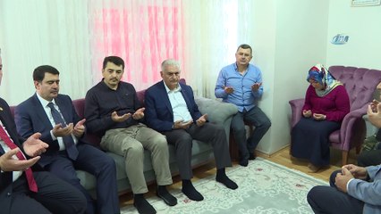 TBMM Başkanı Yıldırım, Şırnak şehidinin ailesini ziyaret etti