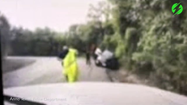 Ils ont échappé au pire dans ce virage... Bon karma