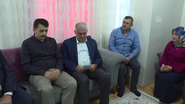 TBMM Başkanı Binali Yıldırım'dan Şehit Ailesine Ziyaret