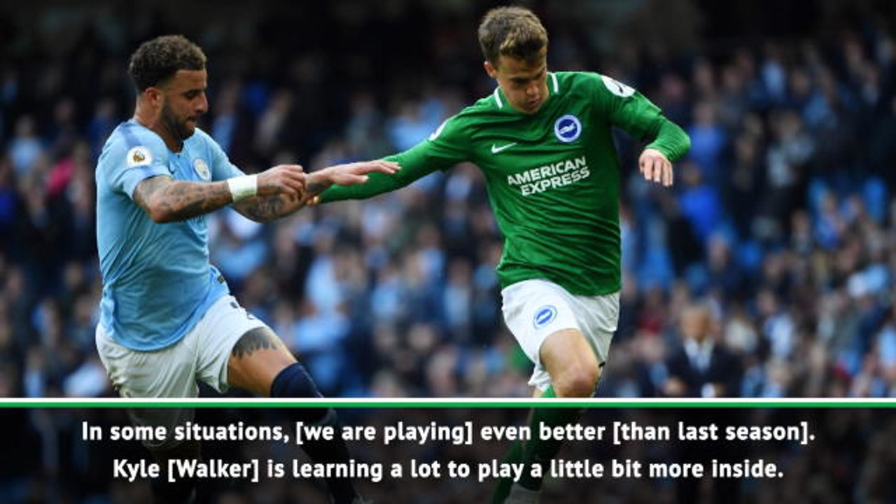 Man City are playing better than last season - Guardiola