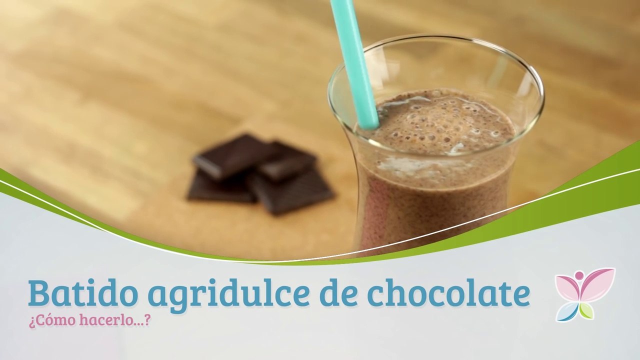 Cómo hacer un batido agridulce de chocolate