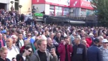 Kosova Cumhurbaşkanı Başkent Priştine'de Protesto Edildi