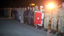 Irak'ın kuzeyinde şehit olan asker için tören düzenlendi - HAKKARİ