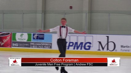 Juvenile Men Free Program - 2018 Fall Competitive Invitational- Blue Arena