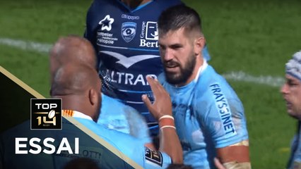 TOP 14 - Essai Lucas BACHELIER (USAP) - Perpignan - Montpellier - J6 - Saison 2018/2019