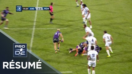 PRO D2 - Résumé Angoulême-Mont-de-Marsan: 20-16 - J6 - Saison 2018/2019