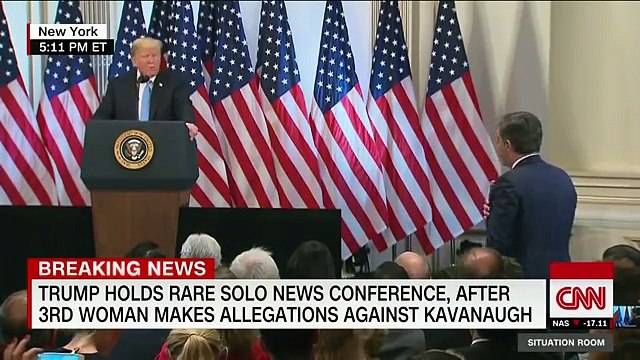 Trump: Kavanaugh accusations are a con job
