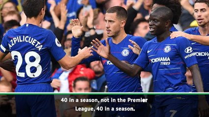 Tải video: Sarri sets huge goal target for Chelsea star Hazard