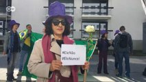 Mulheres protestam contra Bolsonaro na Alemanha