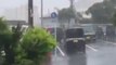 Typhoon Trami Brings Strong Winds to Okinawa