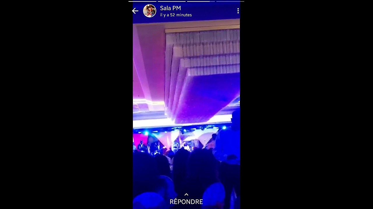 Sala à la soirée de Viviane Chidid au King Fadh Palace