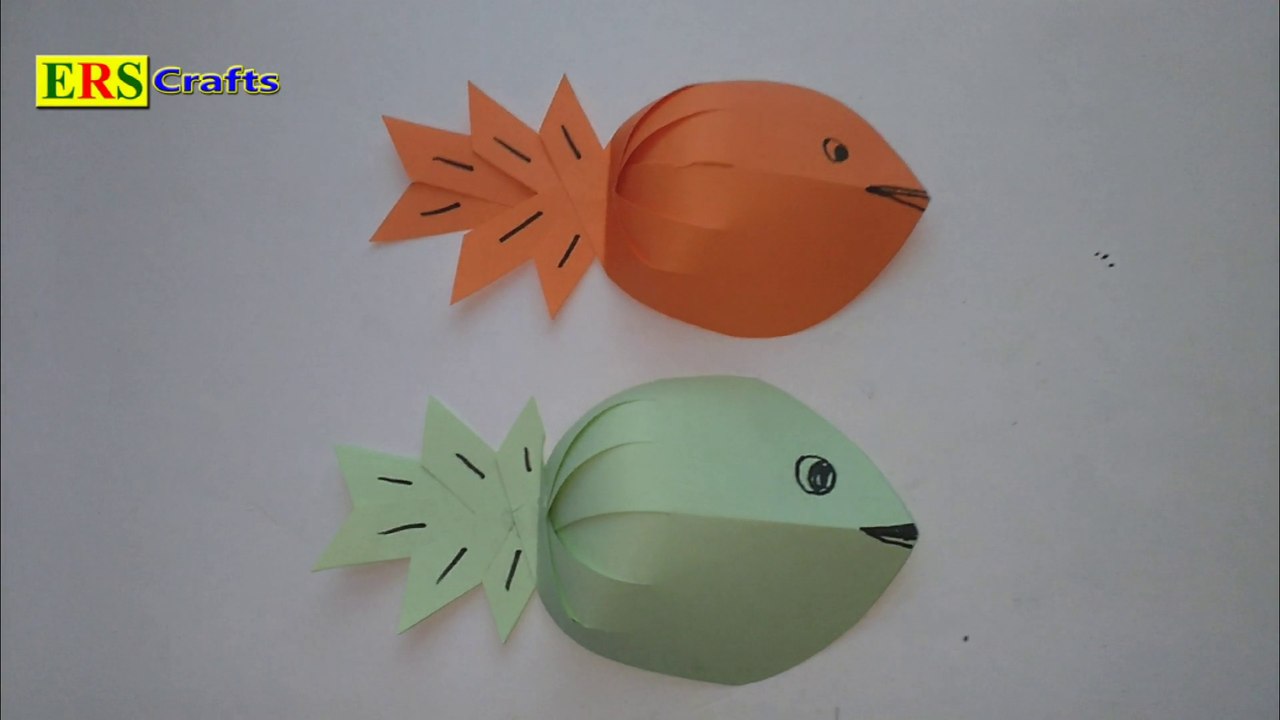 How to make amazing paper fish 2018