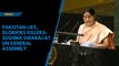 Pakistan lies, glorifies killers: Sushma Swaraj at UN General Assembly