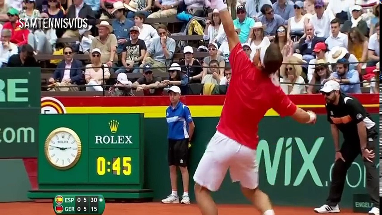 David Ferrer (ESP) Vs Philipp Kohlschreiber (GER) - Davis Cup 2018 QF (Highlights HD)