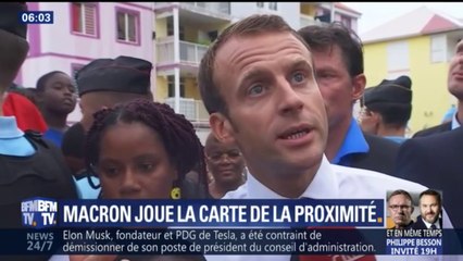Emmanuel Macron joue la carte de la proximité