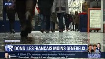 Dons: les Français moins généreux