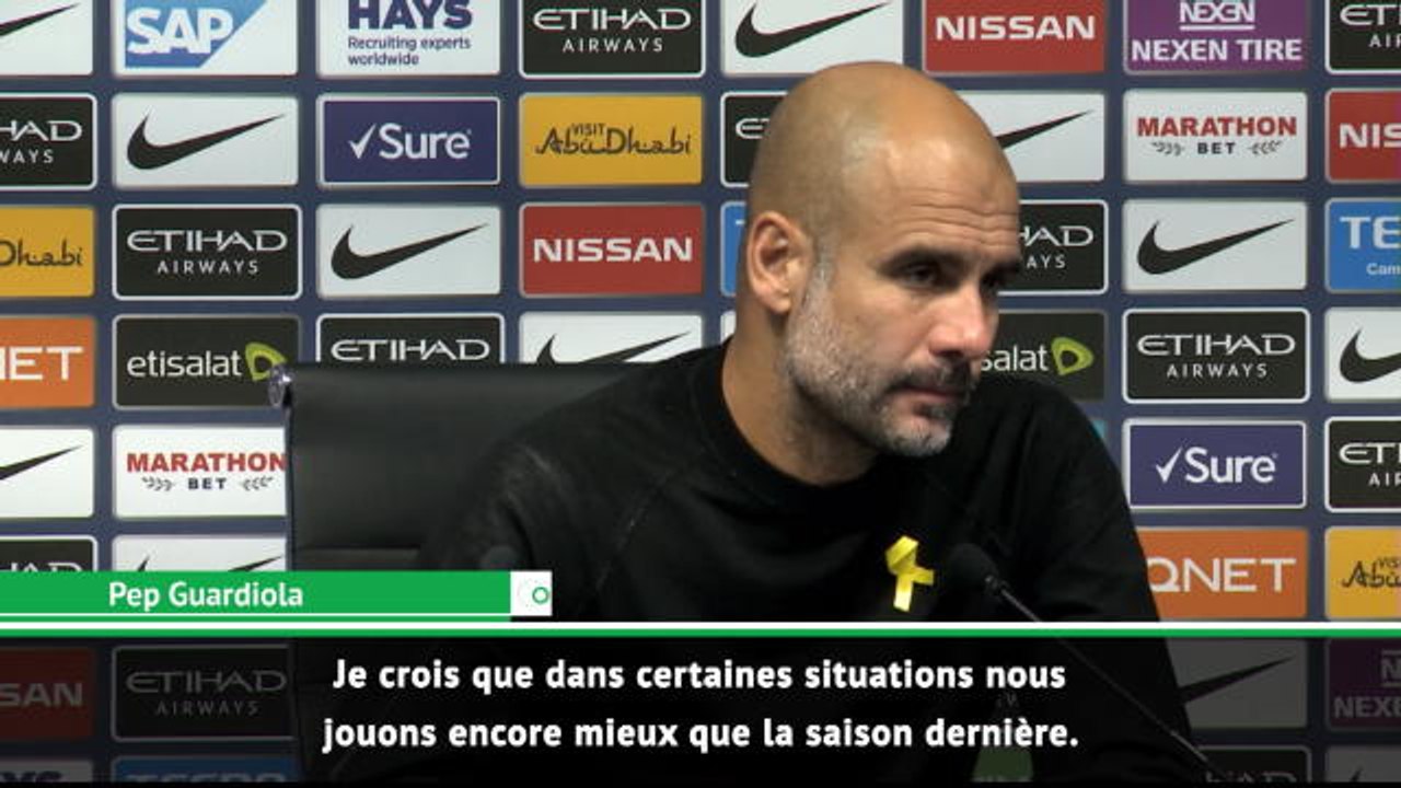 7e j. - Guardiola : "Dans certains aspects, nous jouons mieux que la saison dernière"